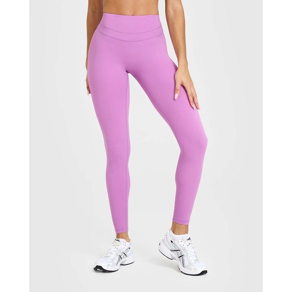 Oner Active Pants - Oner Active UnifiedMove Womens High Rise Leggings Pink Purple Size XS (UK M)